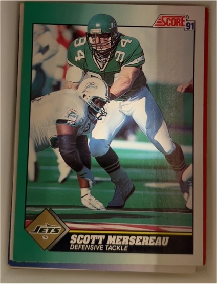 1991 Score #386 Scott Mersereau — front