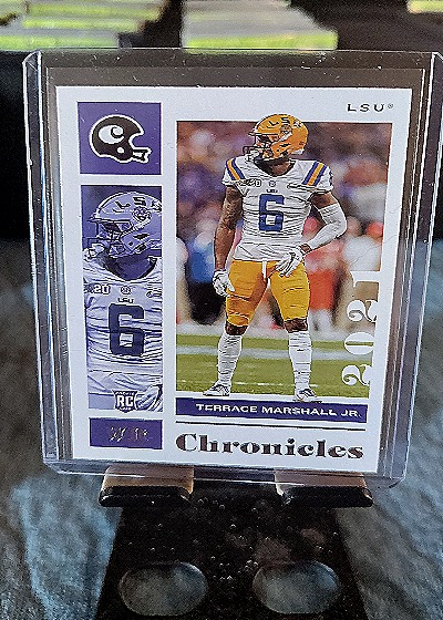 2021 Panini Chronicles Draft Picks #13 Terrace Marshall Jr. — front