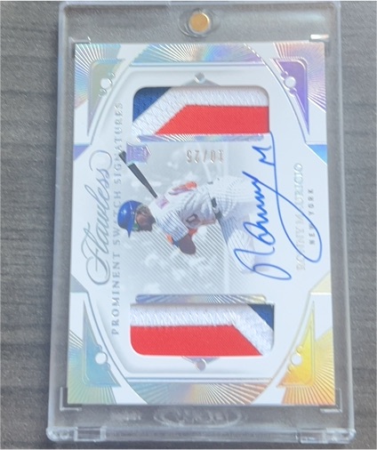 2024 Panini Flawless Prominent Swatch #PSS-DM Danny Mendick — front