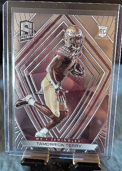 2021 Panini Chronicles Draft Picks Spectra #295 Tamorrion Terry — front