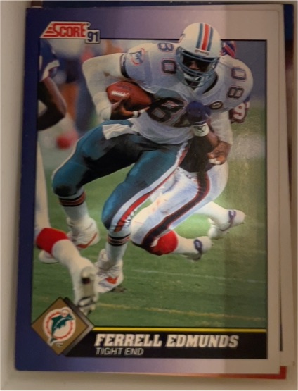 1991 Score #82 Ferrell Edmunds — front