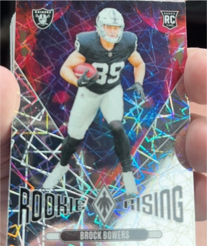 2024 Panini Phoenix #RR-BBS Brock Bowers Rookie Rising — front