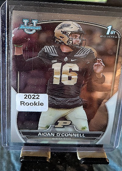2022 Bowman University Chrome #60 Aidan O'Connell — front