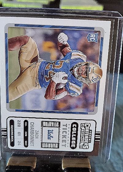 2023 Panini Chronicles Draft Picks #10 Zach Charbonnet Contenders College Ticket — front