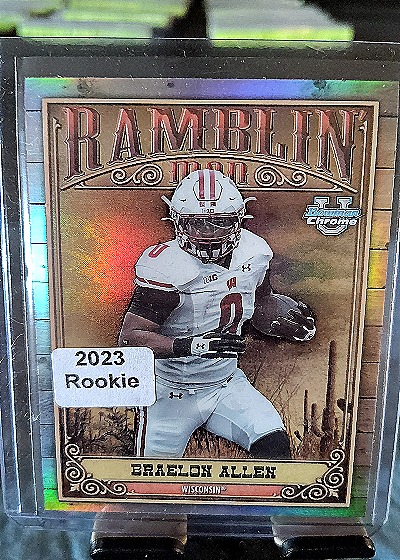 2023 Topps Bowman Chrome University Ramblin Man #RM-4 Braelon Allen — front