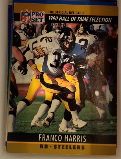 1990 Pro Set #25 Franco Harris — front