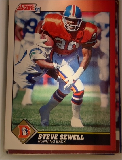1991 Score #118 Steve Sewell — front