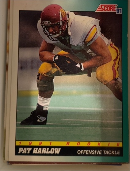 1991 Score #312 Pat Harlow — front