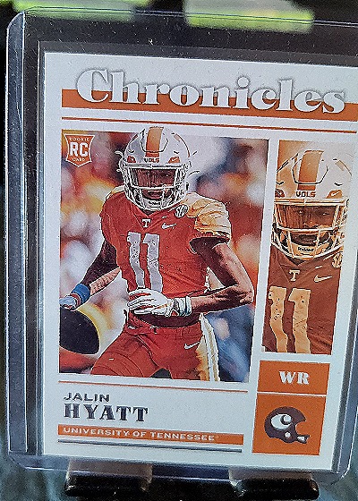 2023 Panini Chronicles Draft Picks #11 Jalin Hyatt — front