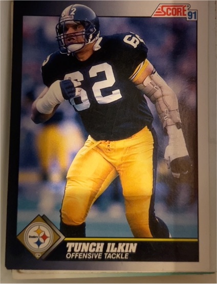 1991 Score #545 Tunch Ilkin — front