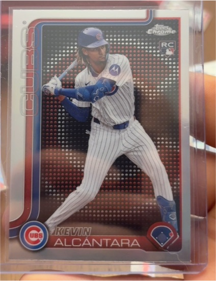 2025 Topps Chrome #173 Kevin Alcantara Rookie — front