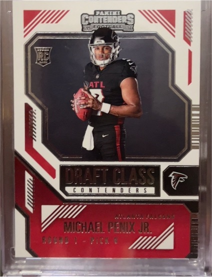 2024 Panini Contenders Draft Class #9 Michael Penix Jr. — front