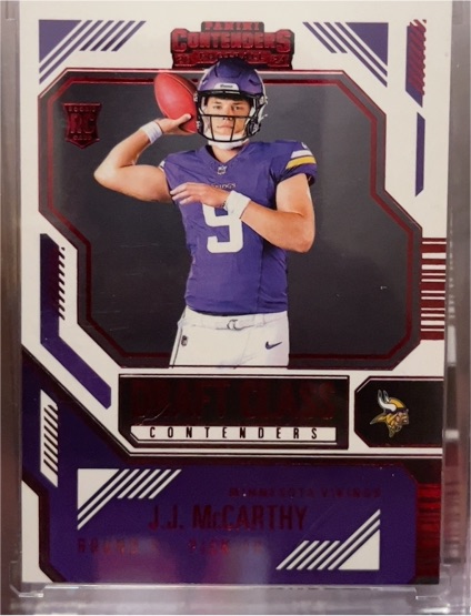 2024 Panini Contenders #8 J.J. McCarthy Draft Class — front