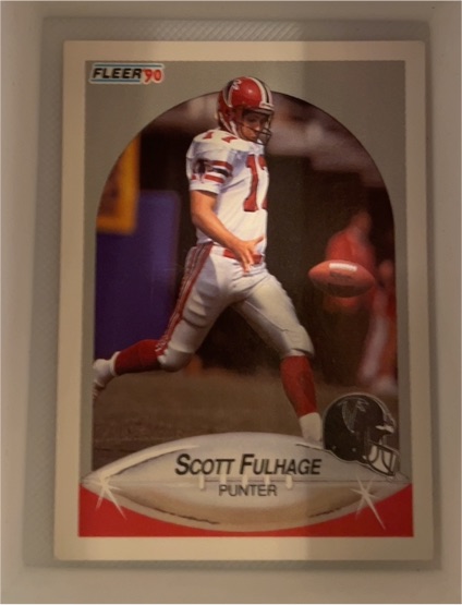 1990 Fleer #376 Scott Fulhage — front