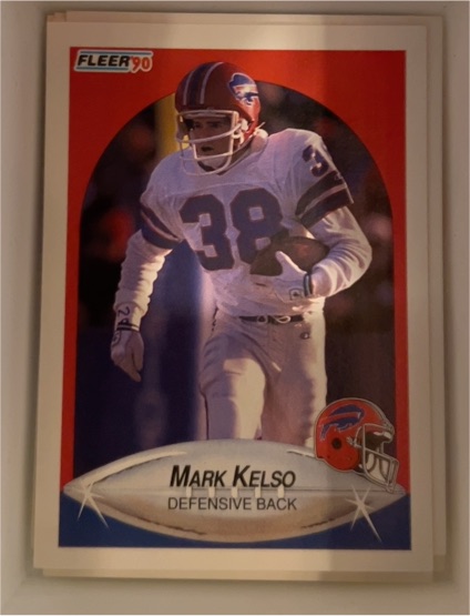 1990 Fleer #115 Mark Kelso — front