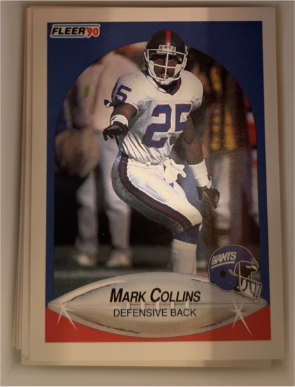 1990 Fleer #66 Mark Collins — front