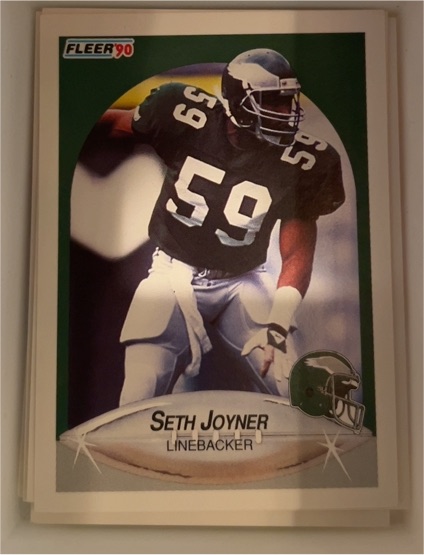 1990 Fleer #87 Seth Joyner Philadelphia Eagles — front