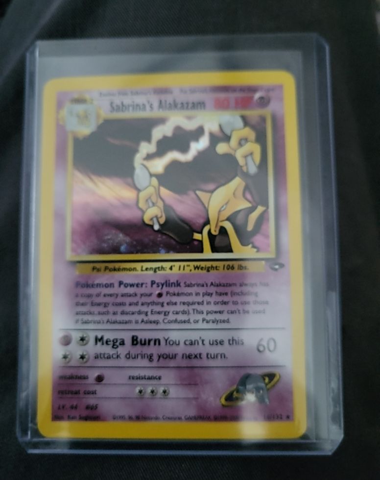 2000 Pokemon Gym Challenge #16 Sabrina's Alakazam — front