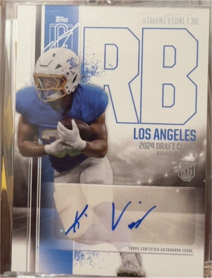 2024 Topps Signature Class #30 Kimani Vidal — front
