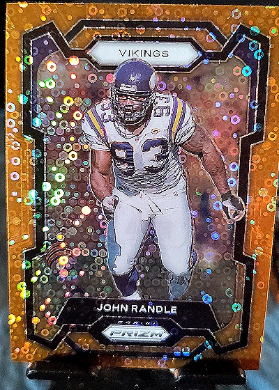 2023 Panini Prizm Orange Disco #unknown John Randle — front