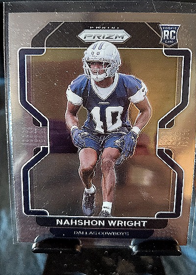 2021 Panini Prizm #438 Nahshon Wright — front