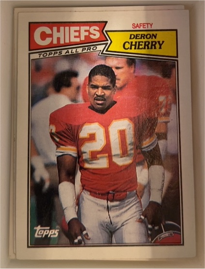 1987 Topps #171 Deron Cherry — front
