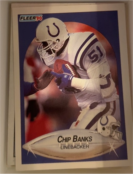 1990 Fleer #226 Chip Banks — front