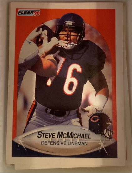 1990 Fleer #296 Steve McMichael — front