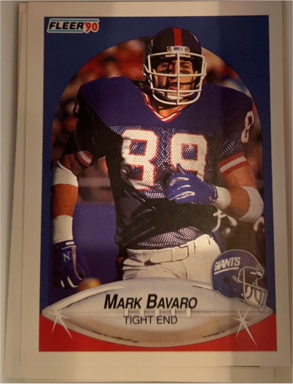 1990 Fleer #64 Mark Bavaro — front