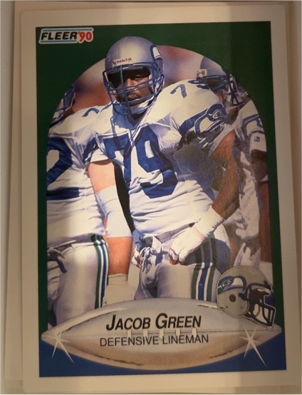 1990 Fleer #266 Jacob Green — front