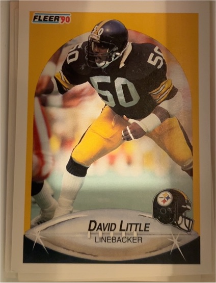 1990 Fleer #146 David Little — front