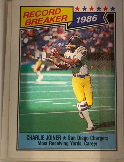 1987 Topps #4 Charlie Joiner — front
