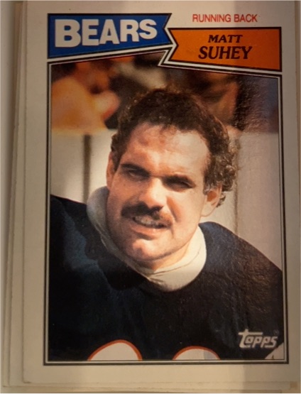1987 Topps #47 Matt Suhey — front