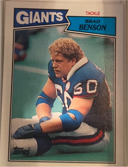 1987 Topps #21 Brad Benson — front