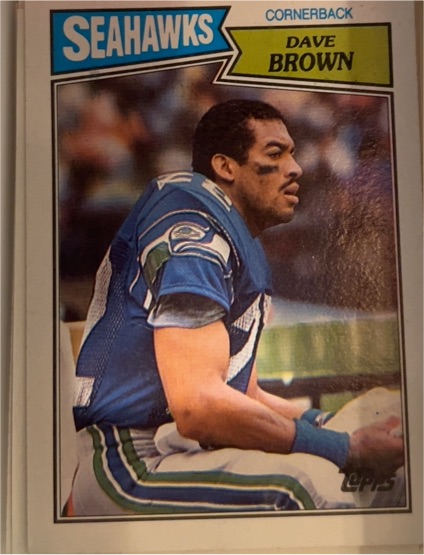1987 Topps #182 Dave Brown — front