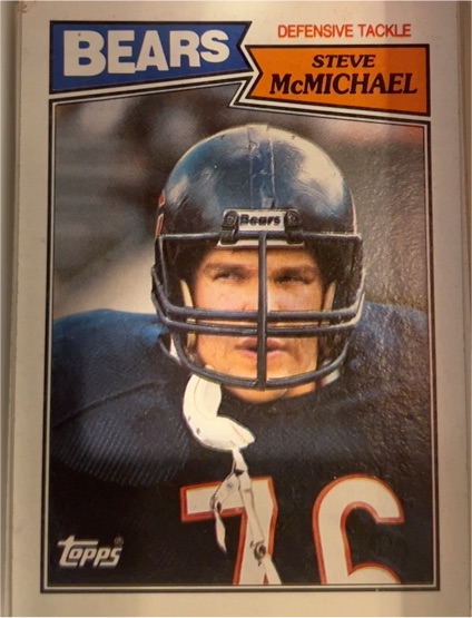 1987 Topps #54 Steve McMichael — front