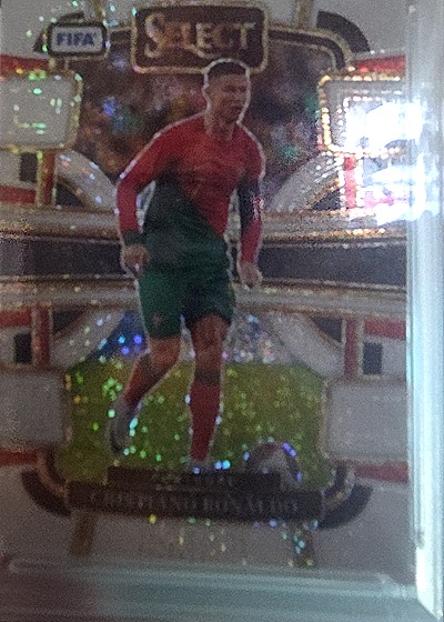 2022 Panini Select Soccer Cristiano Ronaldo Select Silver Prizm — front