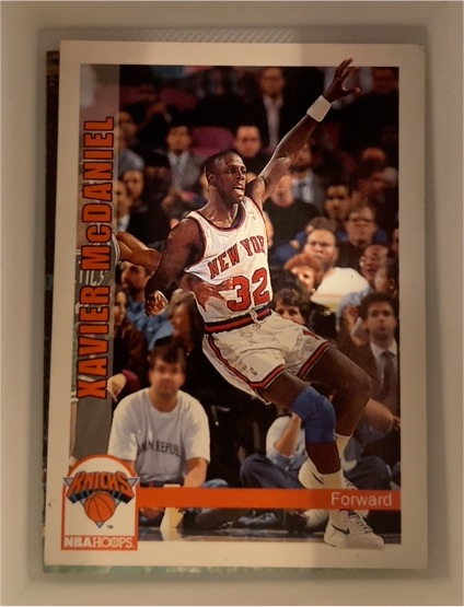 1992-93 NBA Hoops #156 Xavier McDaniel — front