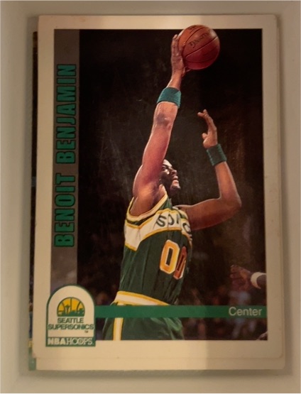 1992-93 NBA Hoops #213 Benoit Benjamin — front