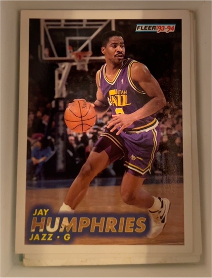 1993-94 Fleer #208 Jay Humphries — front