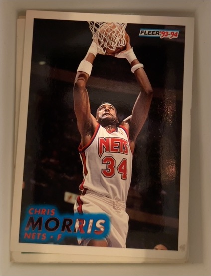 1993-94 Fleer #135 Chris Morris — front