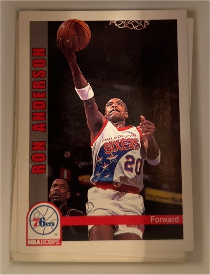1992-93 NBA Hoops #169 Ron Anderson — front