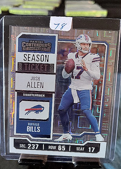 2023 Panini Contenders Season Ticket #11 Josh Allen — front