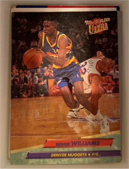 1992-93 Fleer Ultra #54 Reggie Williams — front