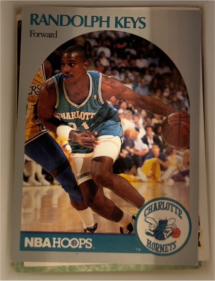 1990-91 Hoops #56 Randolph Keys — front