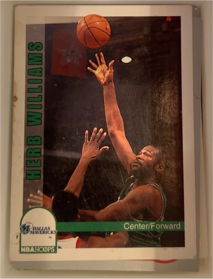 1992-93 Hoops #53 Herb Williams — front
