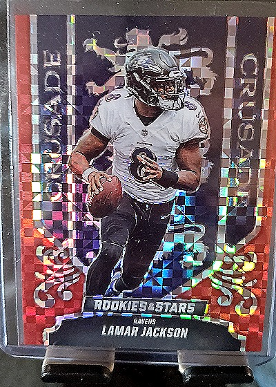 2023 Panini Rookies & Stars Crusade #CR-3 Lamar Jackson — front