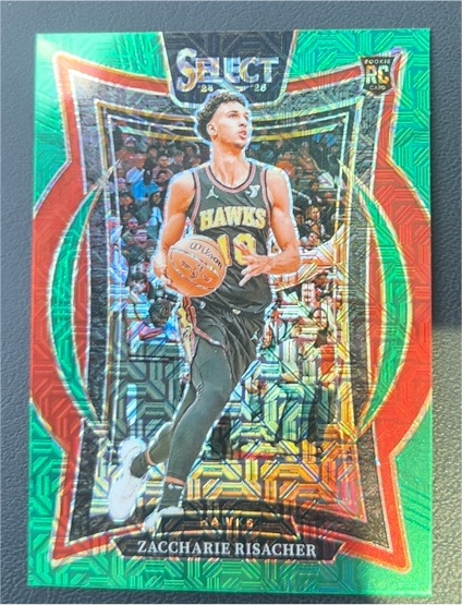 2024-25 Panini Select #86 Zaccharie Risacher — front