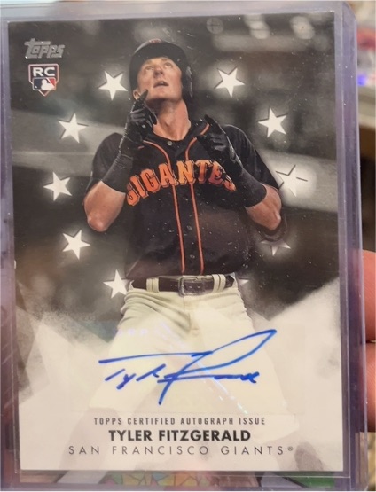 2024 Topps Series 2 Baseball Stars Autographs #BSA2-TFI Tyler Fitzgerald — front