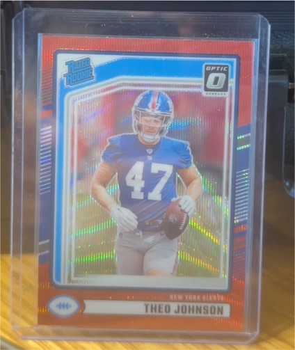 2024 Panini Donruss Optic #357 Theo Johnson — front